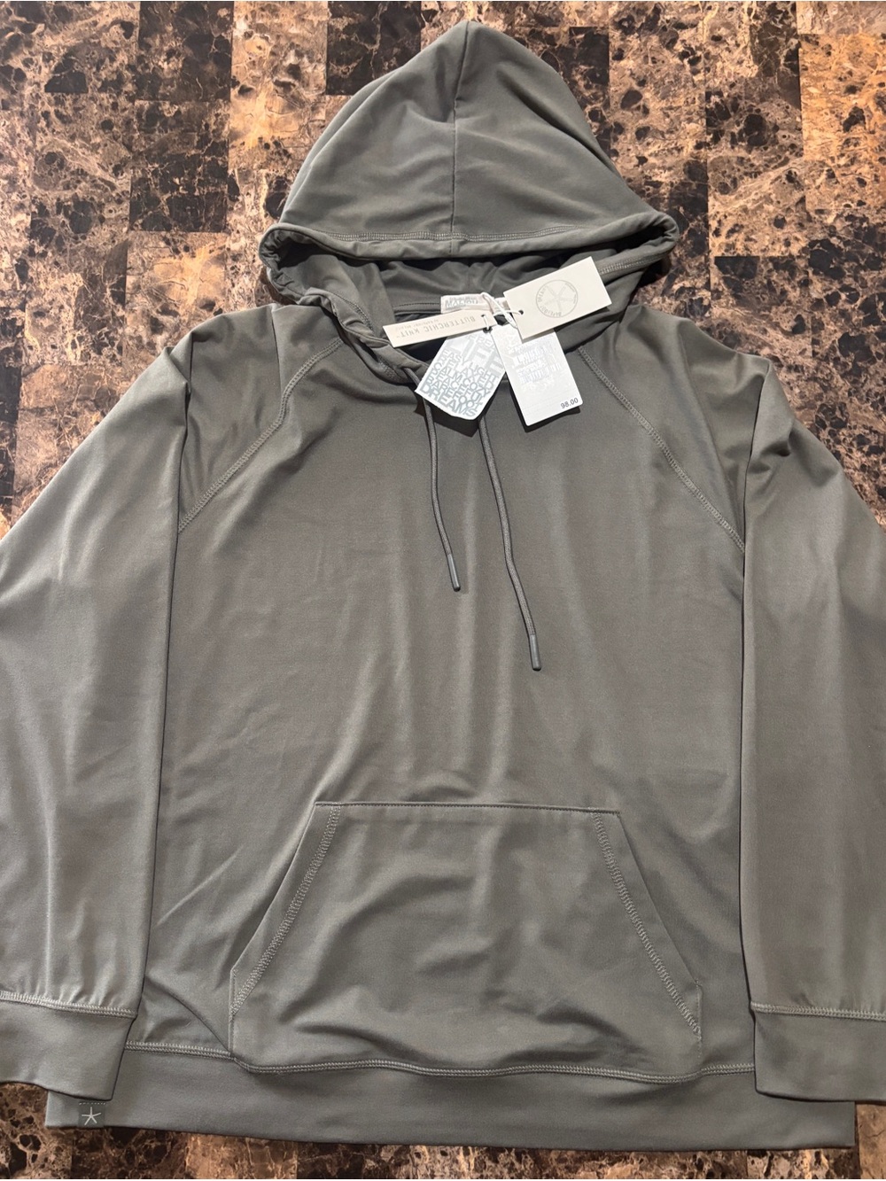 Barefoot Dreams Women's Olive Hooded Pullover Sweatshirt